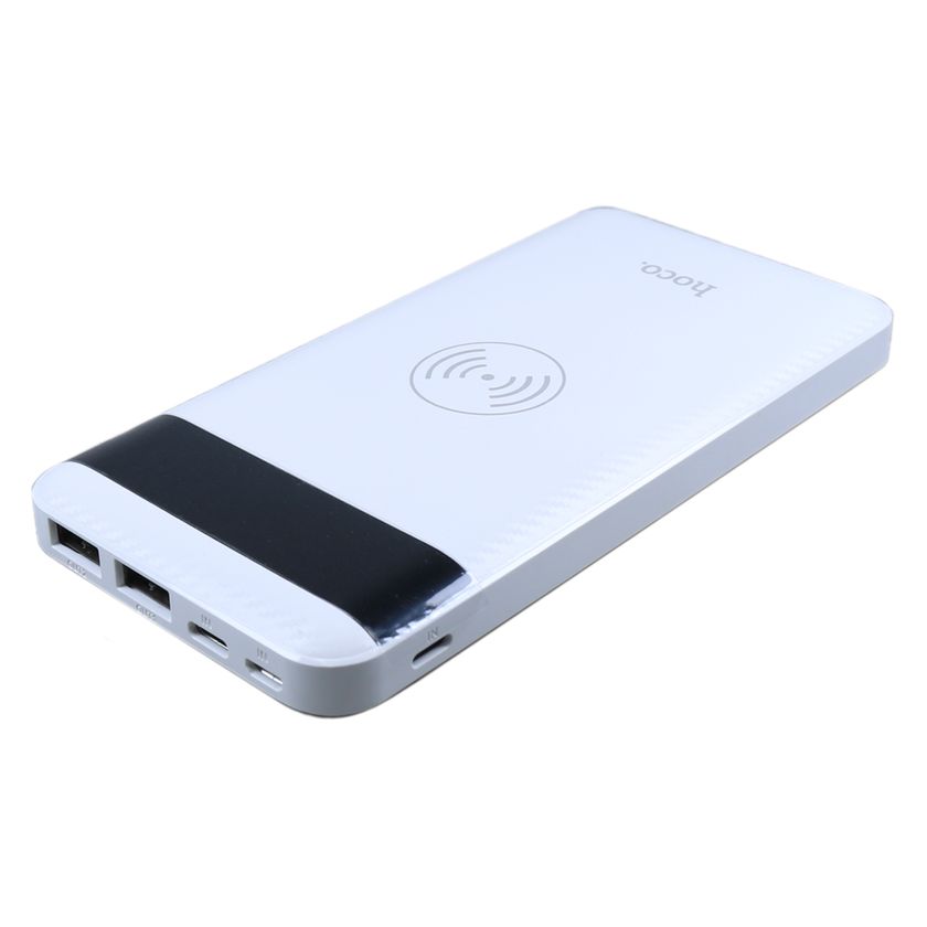 Додатковий Акумулятор Wireless Charger Hoco J11 10000mAh, White