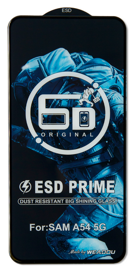 Захисне скло 6D ESD Prime Quality Glass Sam A54 5G/S23 FE, Black