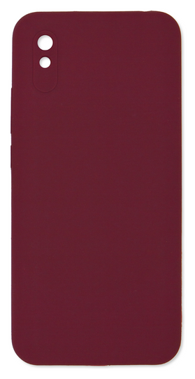 Накладка Silicone Case Original Full Protective AA (No Logo) Xiaomi Redmi 9A, Marsala (9)