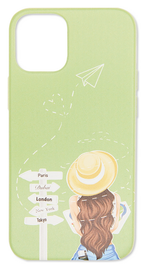 Накладка силіконова itsPrint Apple iPhone 12 Mini, Travel girl