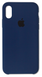 Накладка Silicone Case H/C Apple iPhone X/Xs, Deep Navy