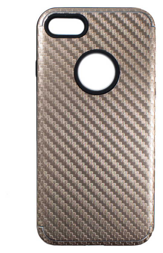 Накладка Carbon Gold iPhone 7/8/SE 2020