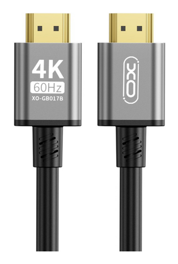 Кабель XO GB017B HDMI to HDMI Metal 5m, Silver