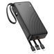 Power Bank Hoco J146A Night tide 20000mAh 5V-2A 4 cables USB-A/USB-C/Micro/Lightning, Black