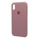 Накладка Silicone Case Full Cover Apple iPhone XR, (12) Pink