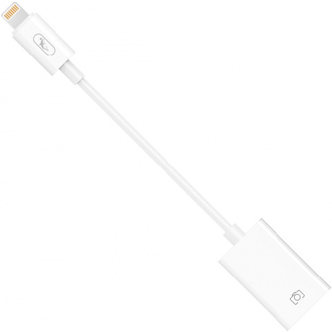Перехідник SkyDolphin OT01 OTG USB - Lightning, White