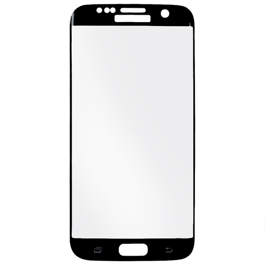 Захисне скло 3D FullScreen Samsung S7 edge (G935), Black