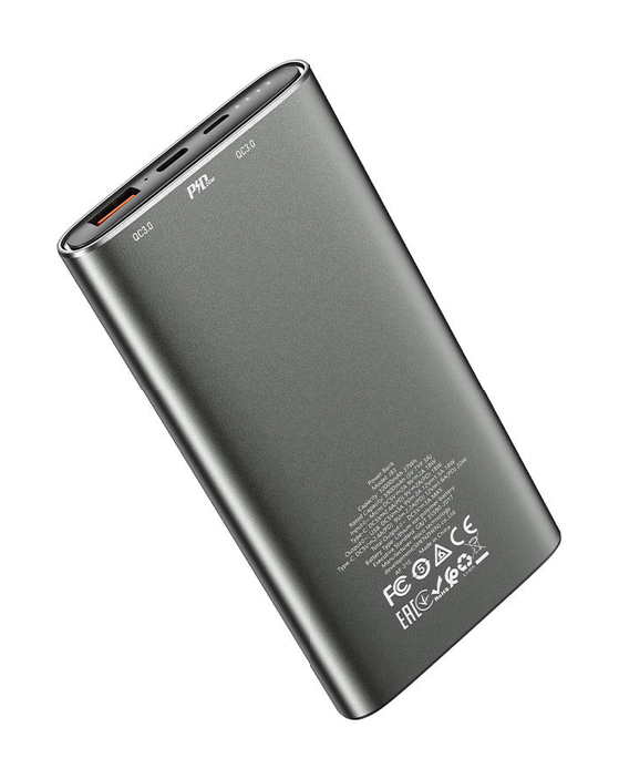 Power Bank Hoco J83 Standard 10000mAh PD20W+QC3.0, Grey