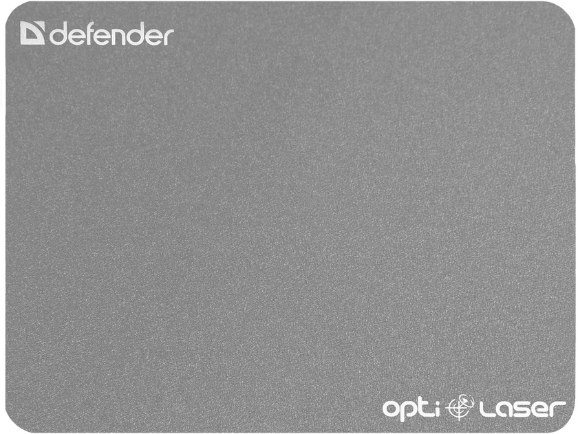 Килимок для Миші DEFENDER (50410) mousepad opti-laser, Silver