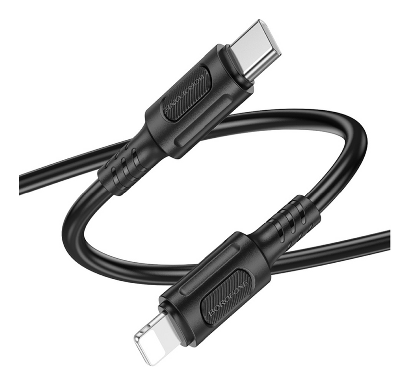 Кабель Type-C to Lightning Borofone BX111 Feliz, Black