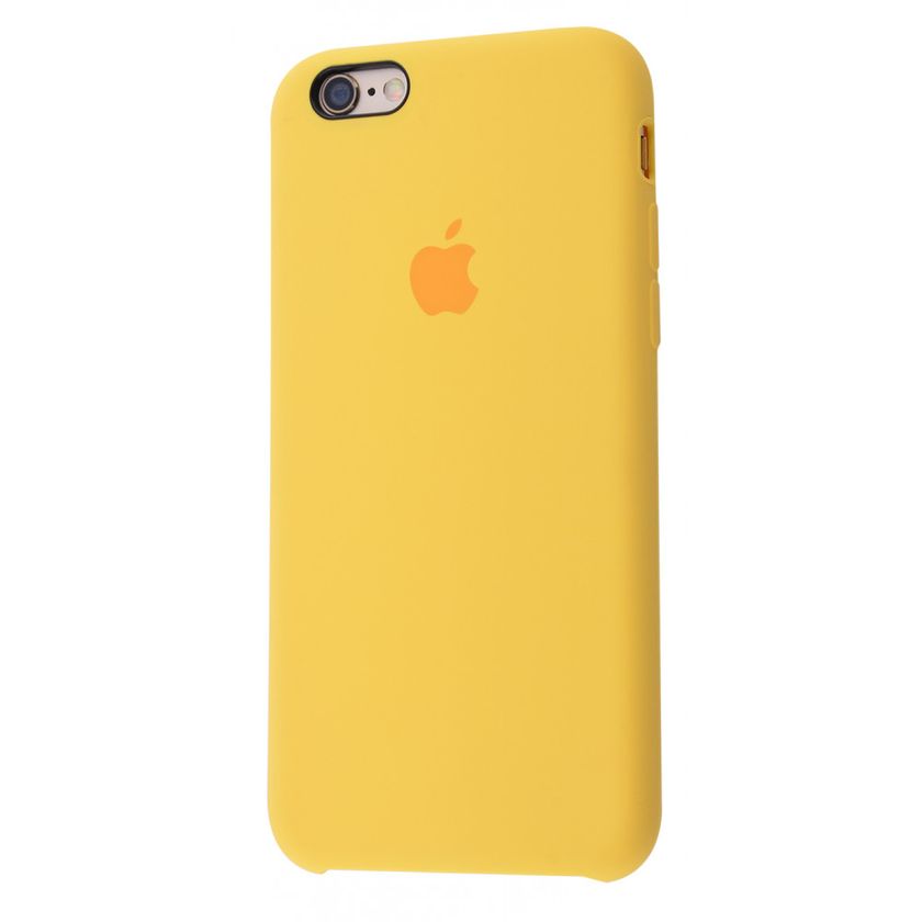 Накладка Silicone Case H/C Apple iPhone 6/6s, Yellow