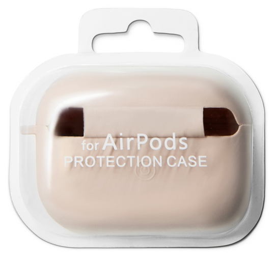 Чохол силіконовий з мікрофіброю AirPods Pro, Pink Sand