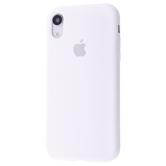 Накладка Silicone Case Full Cover Apple iPhone XR, Antique White