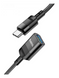 Кабель Hoco U107 Type-C to USB-female (1.2m), Black