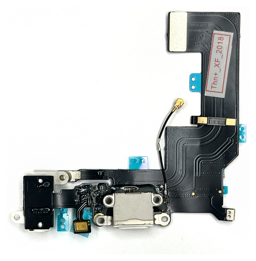 Шлейф Apple iPhone 5s з конектором зарядки та входом для навушників