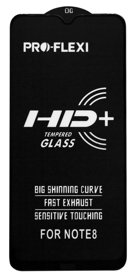 Захисне скло Glass Pro-Flexi HD Full Glue Xiaomi Redmi Note 8/Note 8 2021, Black