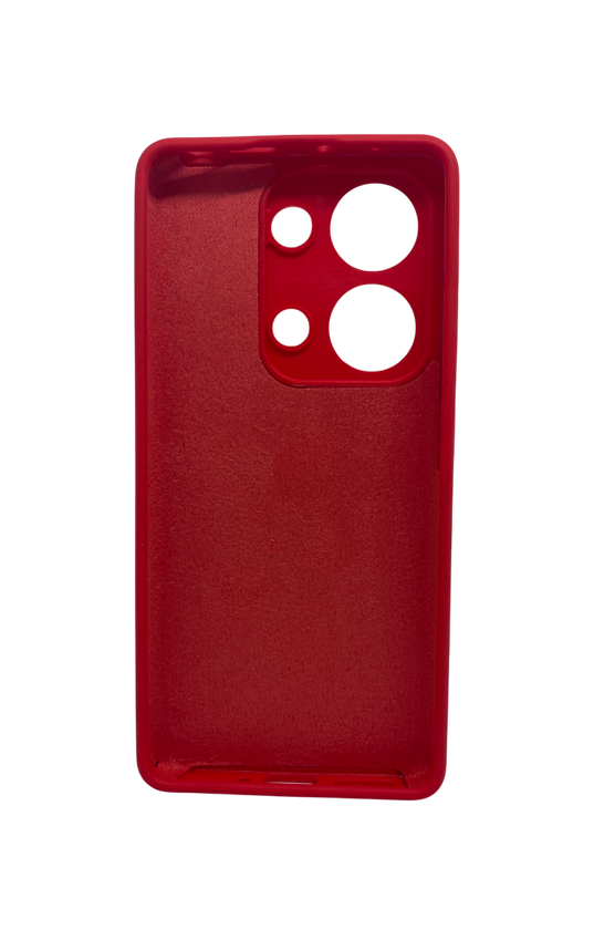 Накладка Silicone Case Original Full Protective AA (No Logo) Xiaomi Redmi Note 13 Pro 4G/Poco M6 Pro, Red (8)