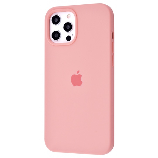 Накладка Silicone Case Full Cover Apple iPhone 12 Pro Max, (62) Flamingo