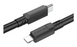 Кабель Type-C to Lightning Borofone BX81 Goodway 20W Швидка зарядка, Black