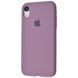 Накладка Silicone Case Full Cover Apple iPhone XR, Black Currant