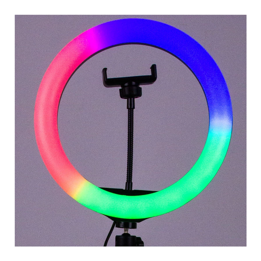 Кільцева світлодіодна LED лампа RGB Arc Ring 13" + tripod 2,1m