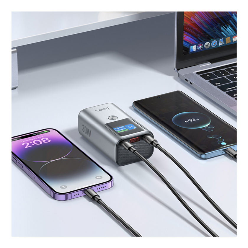 Power Bank Hoco Q17A Electric 10000mAh PD30W, Gray