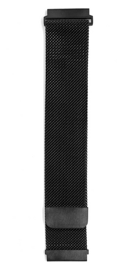 Ремінець Milanese Loop для Xiaomi Amazfit/Samsung 22 mm, Black