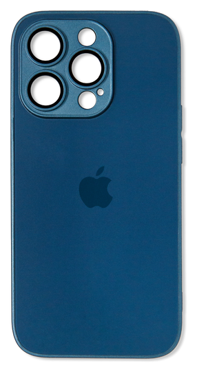 Накладка TPU+Glass Sapphire matte case для Apple iPhone 14 Pro, Navy Blue