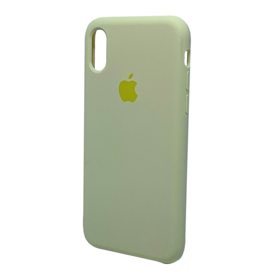 Накладка Silicone Case H/C Apple iPhone X/Xs, (53) Yellow Mellow