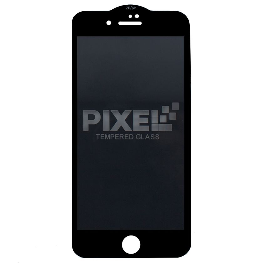 Захисне скло Full Glue PIXEL Apple iPhone 7 Plus/8 Plus, Black
