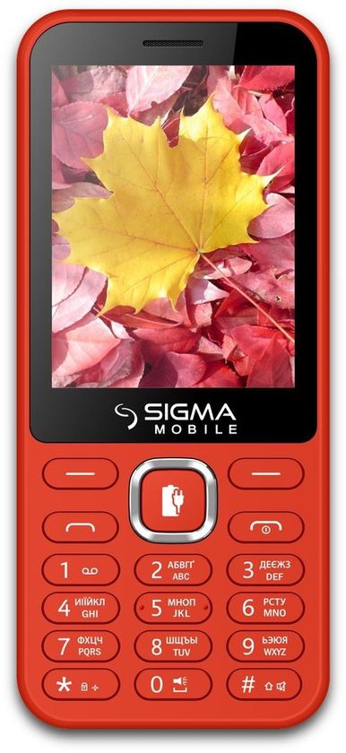 Телефон Sigma X-style 31 Power Type-C, Red