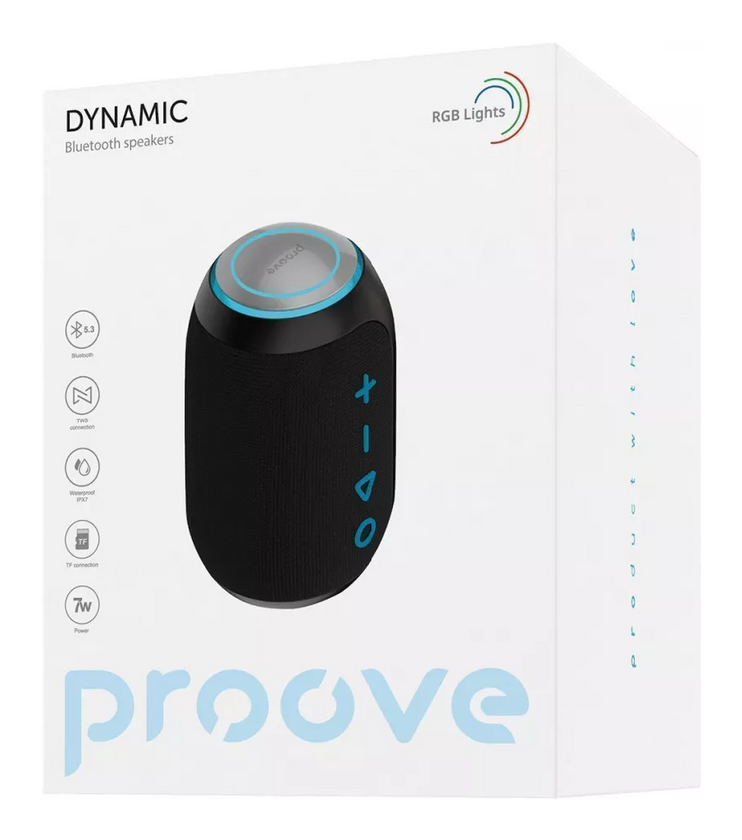 Портативна Акустика Proove Dynamic 7W, Black