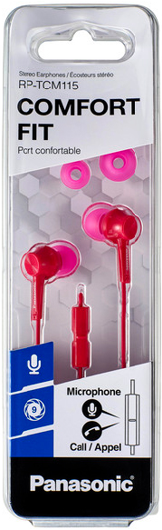 Навушники Panasonic RP-TCM115GC, Pink