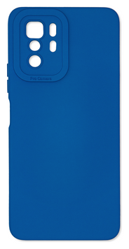 Накладка Lux Matte з мікрофіброю Xiaomi Redmi Note 10 Pro 5G, Blue (10)