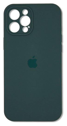 Накладка Silicone Case Camera Protection iPhone 12 Pro Max, (60) Forest Green