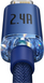 Кабель Baseus Crystal Shine Series Lightning 2.4A (1.2m), Blue (CAJY000003)