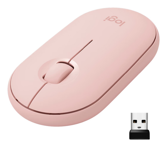Мишка безпровідна Logitech Wireless Pebble M350, Rose (L910-005717)