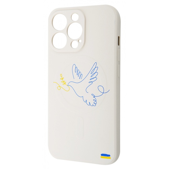 Накладка WAVE Ukraine Edition Case with MagSafe iPhone 13 Pro, Dove of Peace