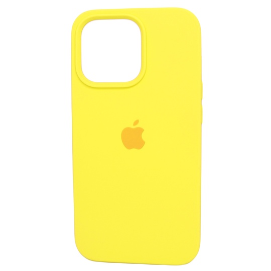 Накладка Silicone Case Full Cover Apple iPhone 13 Pro, (41) Canary Yellow