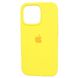 Накладка Silicone Case Full Cover Apple iPhone 13 Pro, (41) Canary Yellow