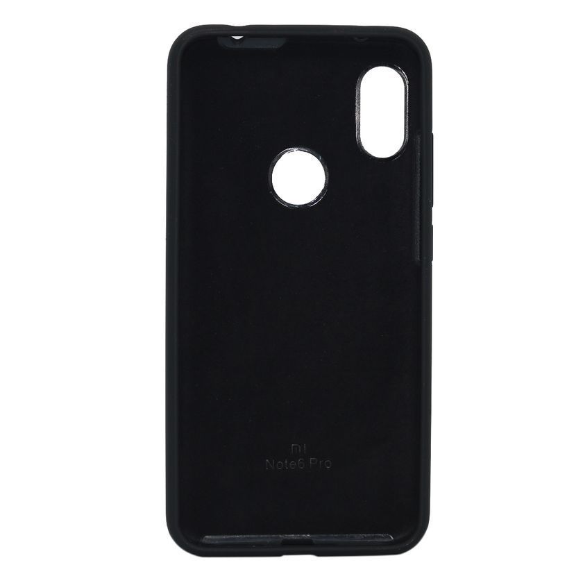 Накладка Silicone Cover Full Protective Xiaomi Redmi Note 6 Pro, Black
