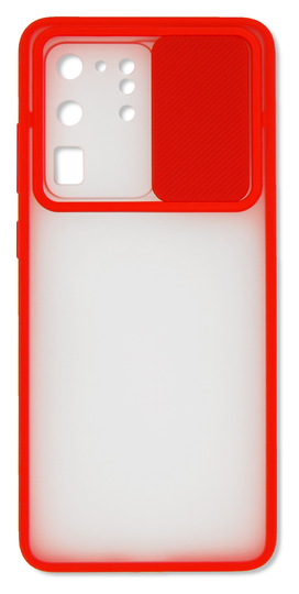 Накладка Camera Protect Matte Case (PC+TPU) Samsung S20 Ultra, Red