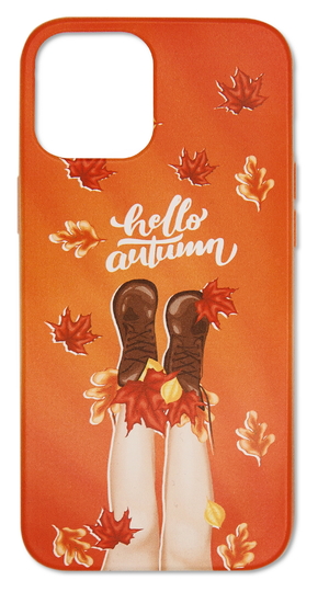 Накладка силіконова itsPrint Apple iPhone 12 Pro Max, Hello autumn