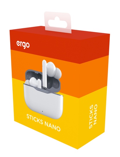Навушники ERGO BS-710 Twins Nano, White