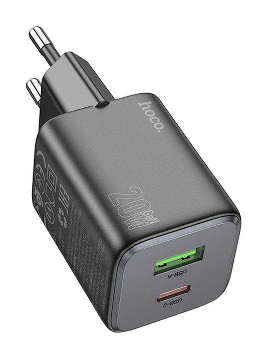 ЗП Hoco N41 Almighty PD20W+QC3.0, Black