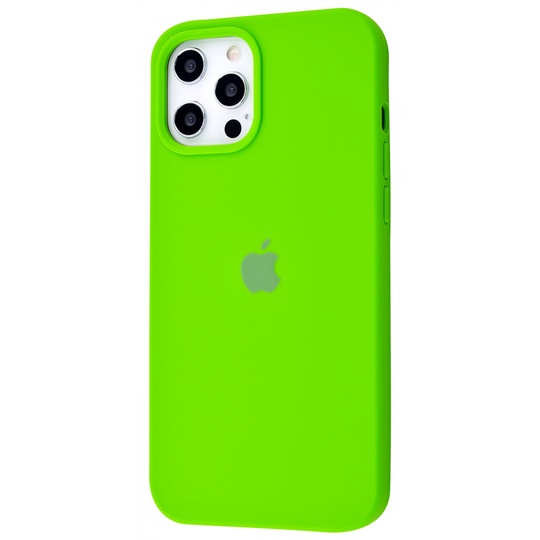 Накладка Silicone Case Full Cover Apple iPhone 12 Pro Max, (1) Mint Gum