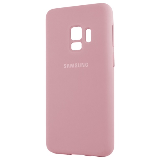 Накладка Silicone Cover Full Protective Samsung S9 (G960), Light Pink