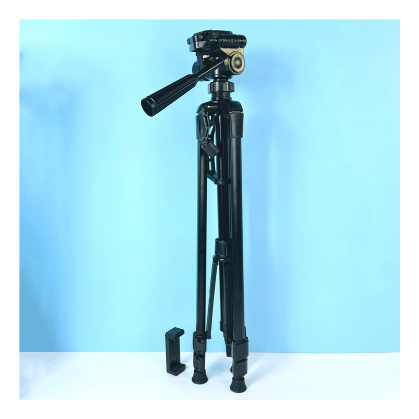 Штатив-трипод WT-3520 для камери та телефону 1.4m, Black
