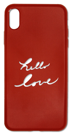 Накладка силіконова itsPrint Apple iPhone Xs Max, Hello love