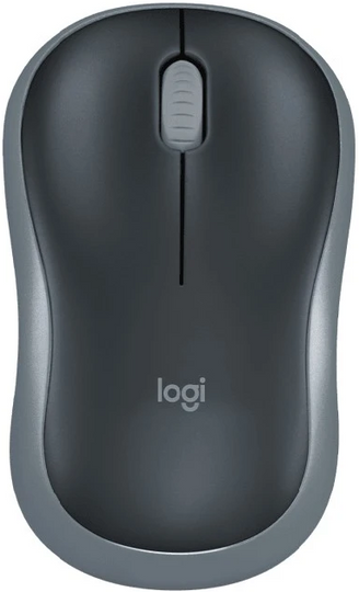 Мишка безпровідна Logitech M185, Grey, (910-002238)